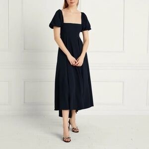 Hill House - Matilda dress - black crepe - medium